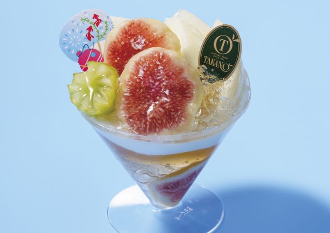 〈新宿高野〉Parfait花火～和梨&いちじく～