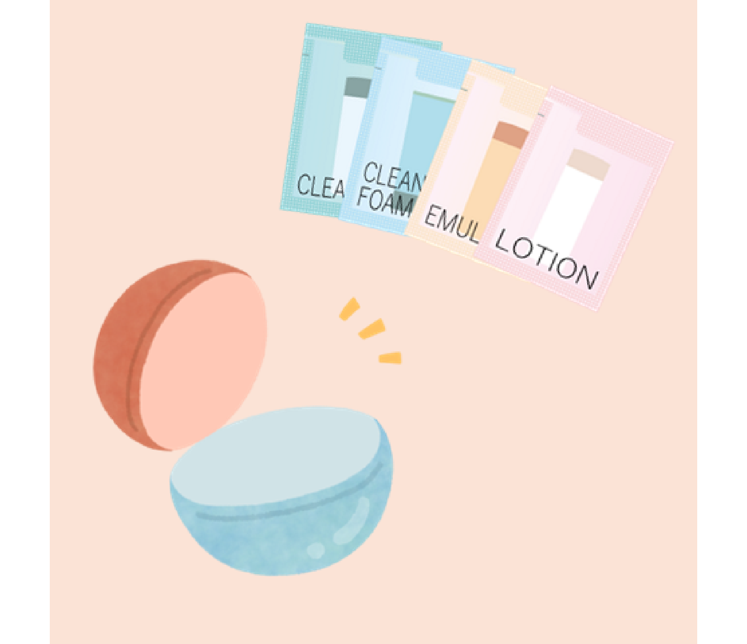 〈大丸・松坂屋アプリ会員様限定〉コスメサンプル　カプセルチャレンジ