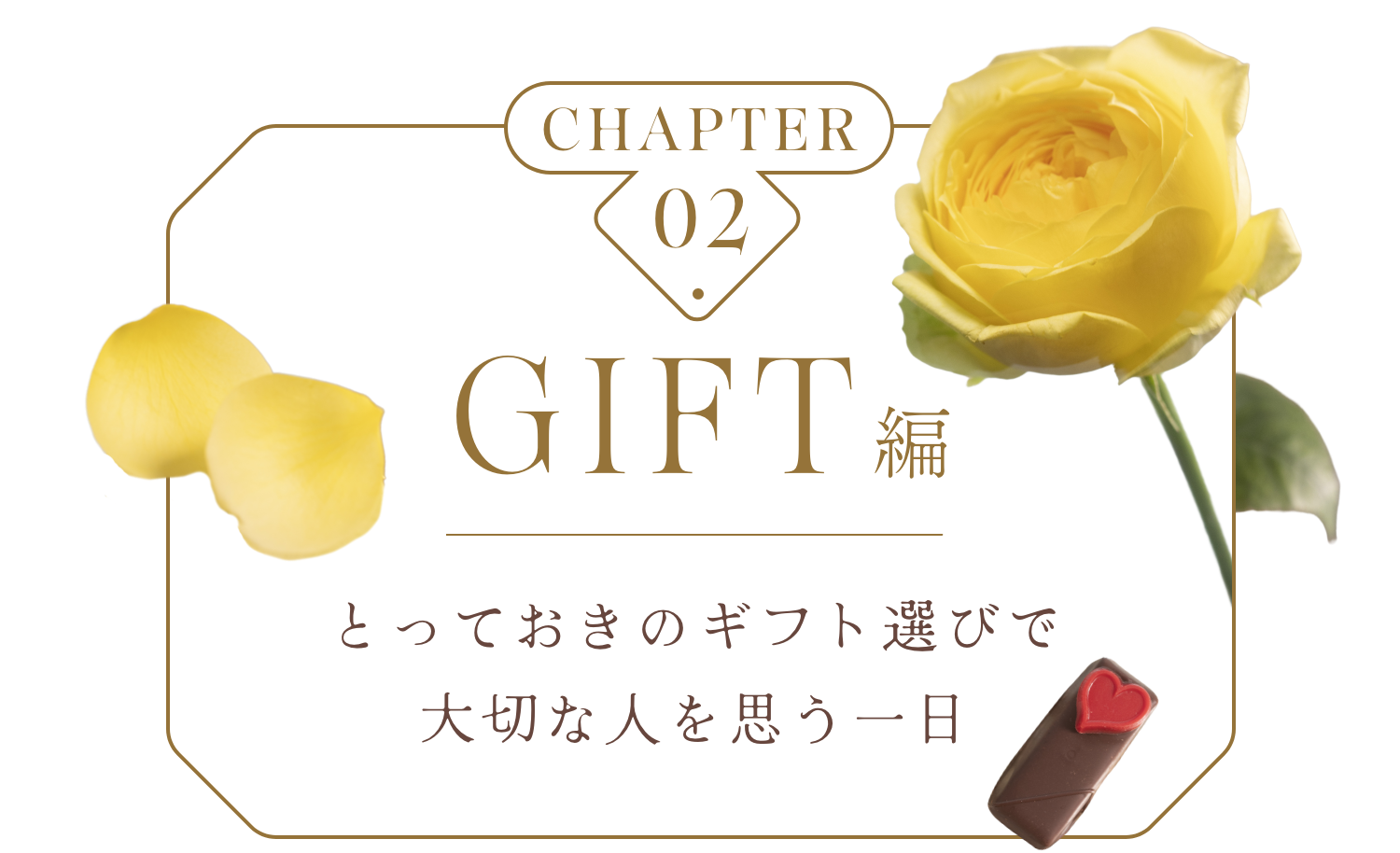 GIFT編　とっておきのギフト選びで大切な人を思う一日