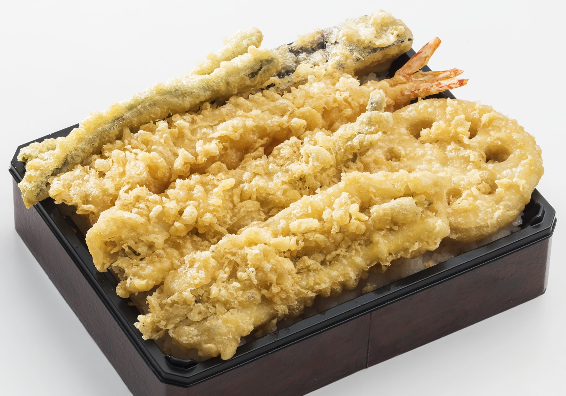 〈ハゲ天〉大海老・穴子天丼