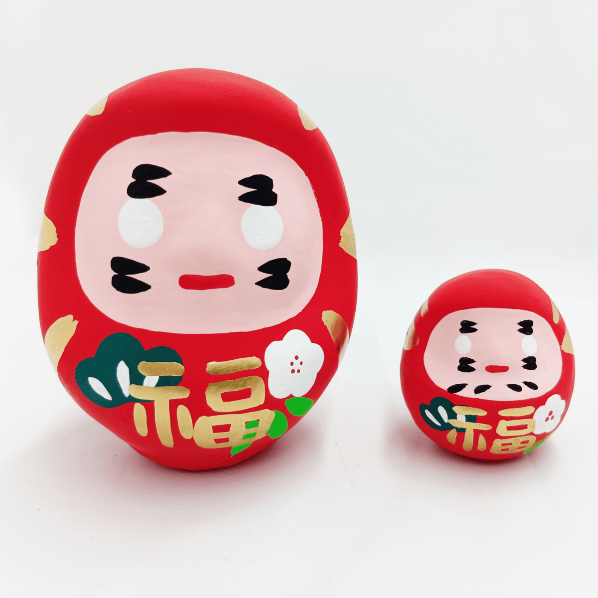 白河だるま本舗の松竹梅だるま