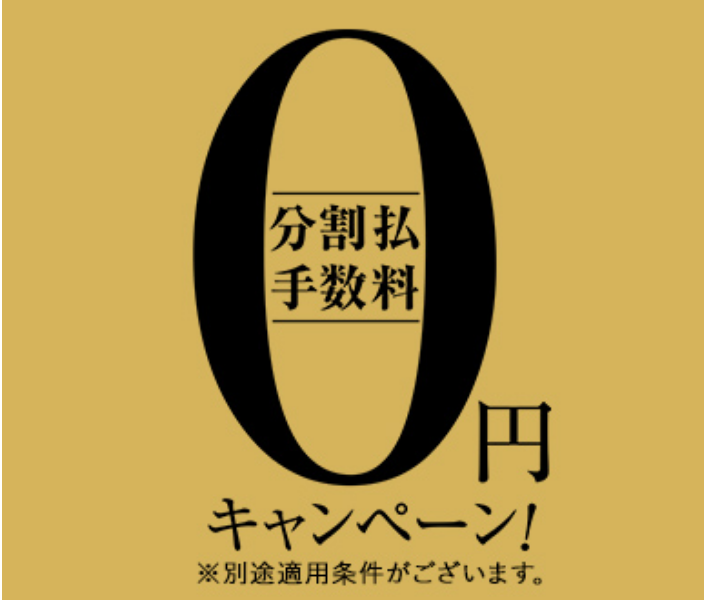 大丸・松坂屋のクレジットカード会員様限定 分割払手数料0円キャンペーン