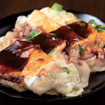 大阪名物 玉子入りいかやき ねぎ入り