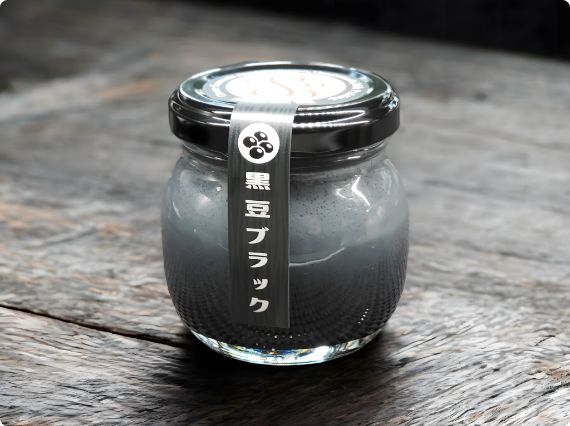 道の駅大芝高原「大芝高原のおもてなしプリン 黒豆ブラックプリン」