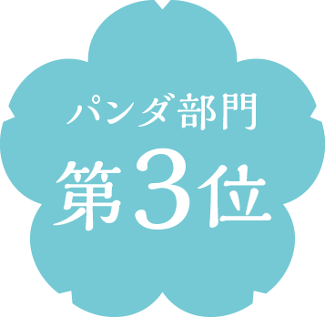 パンダ部門第3位