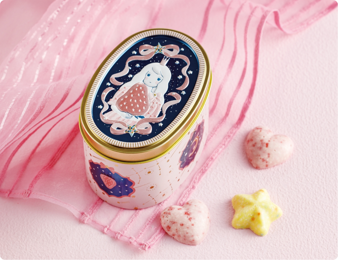 いちごの日 星のお姫さま缶