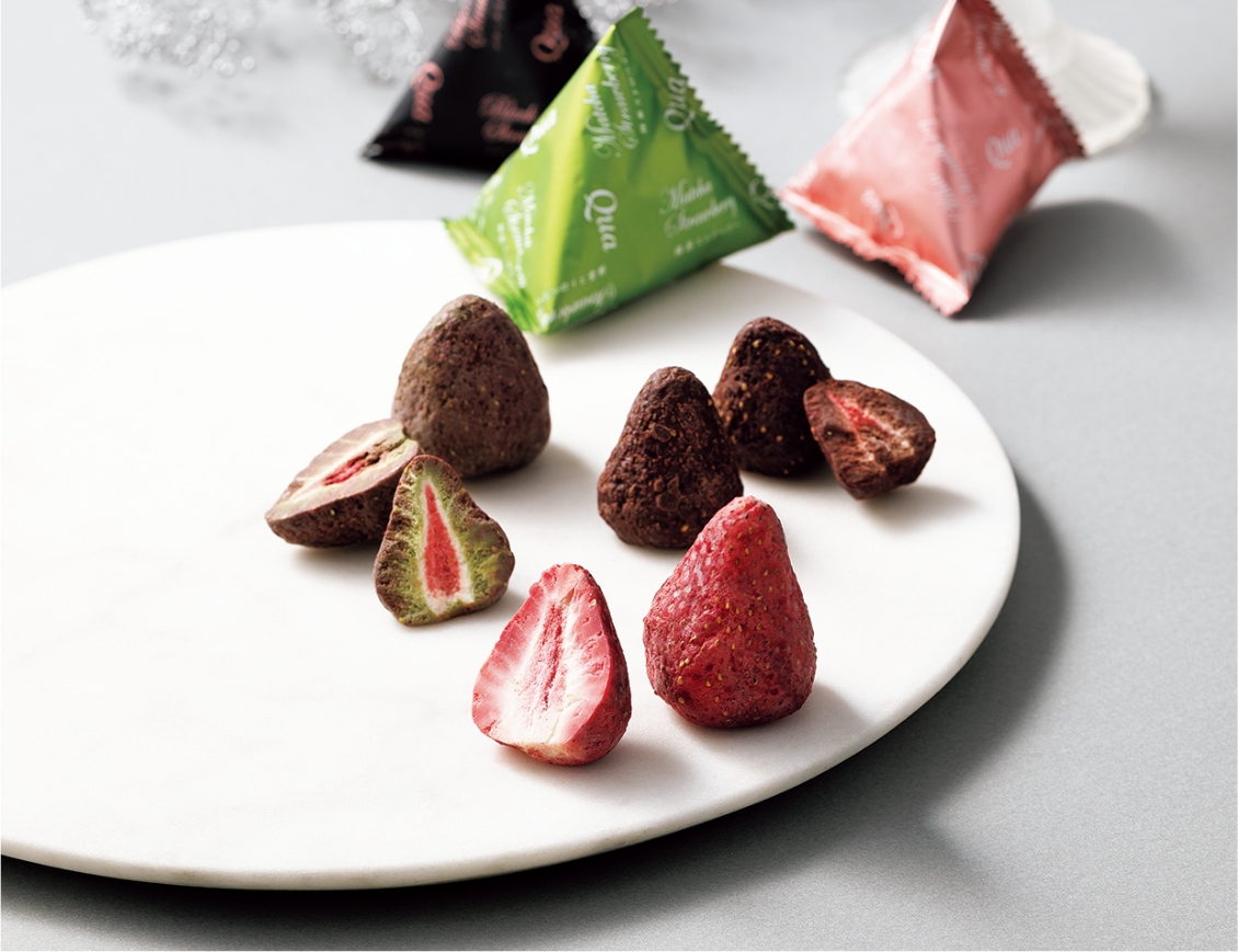 染み込みスイーツ専門店Qua ホワイト・ブラック& 抹茶ストロベリー