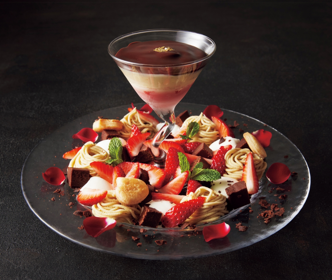 和栗や バレンタインスペシャルプレートの画像